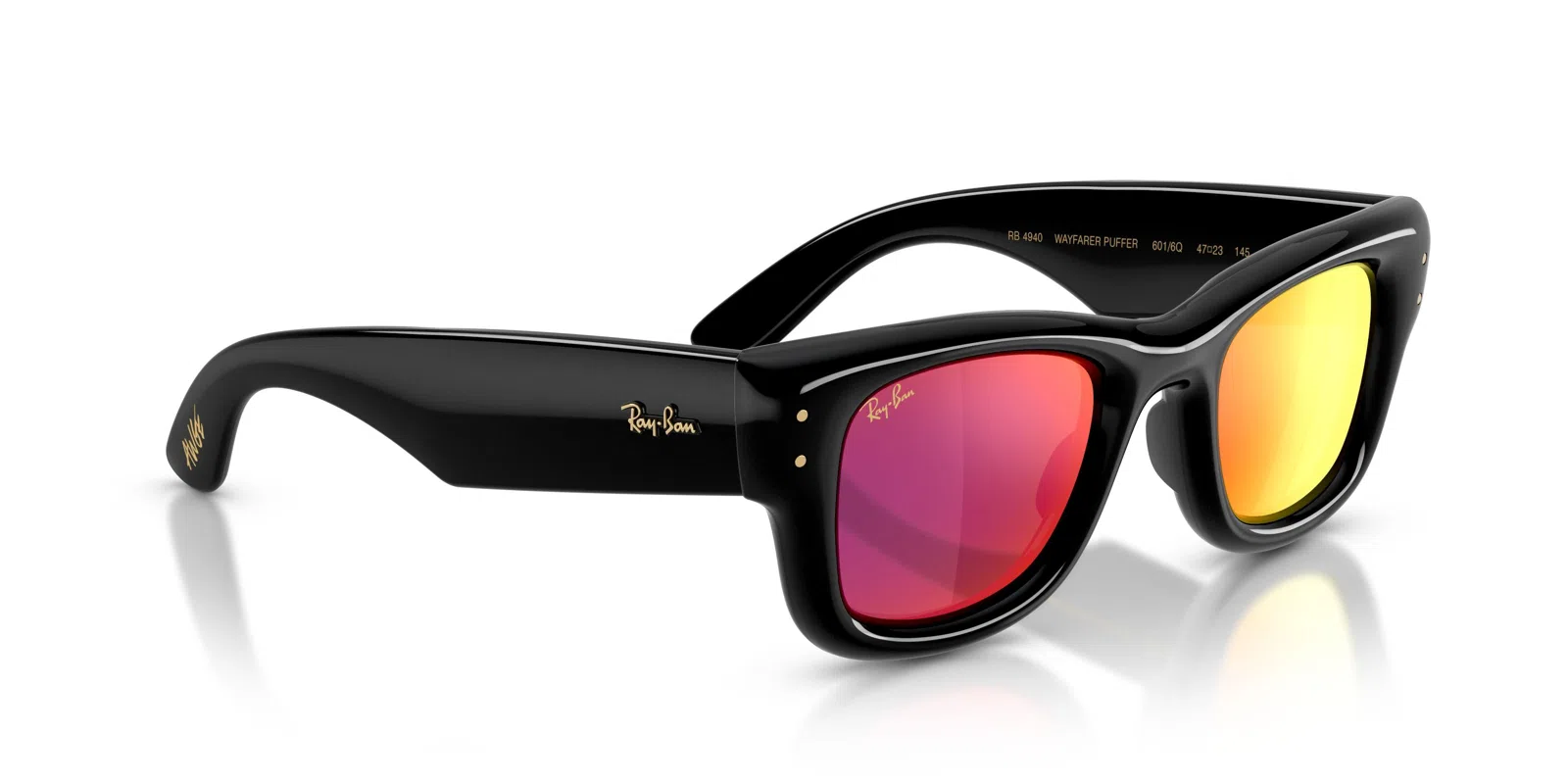 Ray-Ban Wayfarer Puffer 4940 Sunglasses - Black - view 10